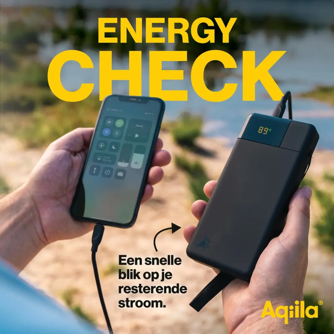 Aqiila Powerbird B20P Powerbank 20000mAh - 65W - Zwart