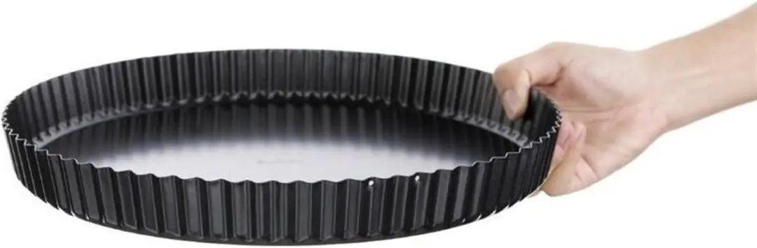 Vogue Antikleef Quichevorm 30cm - Zwart