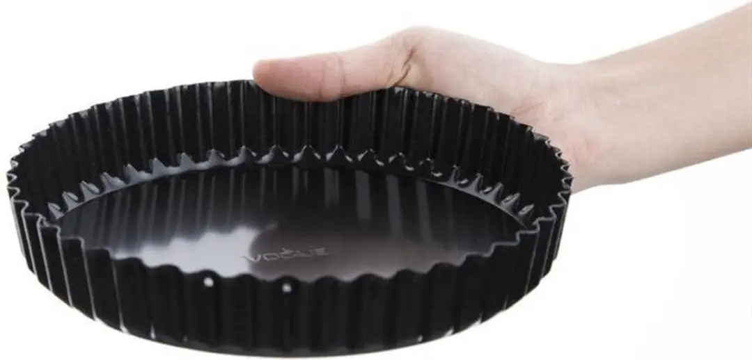 Vogue Antikleef Quichevorm 30cm - Zwart