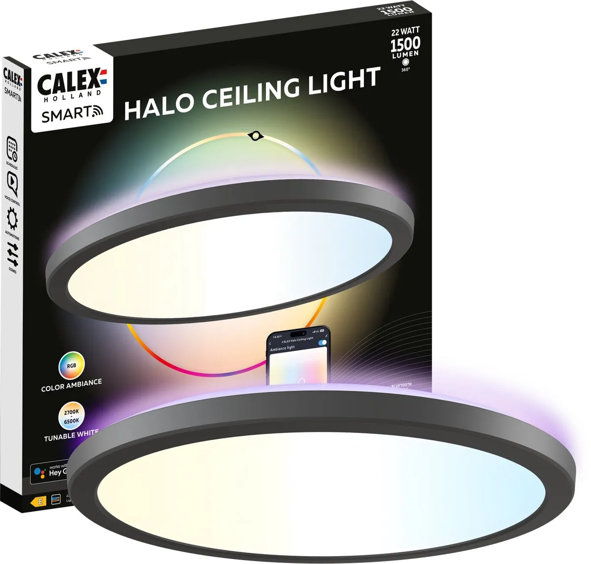 Calex Halo Slimme Plafonnière 30cm