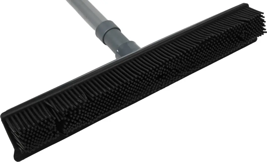 Talen Tools Rubberen Bezem met Trekker 68-120cm - Meerkleurig
