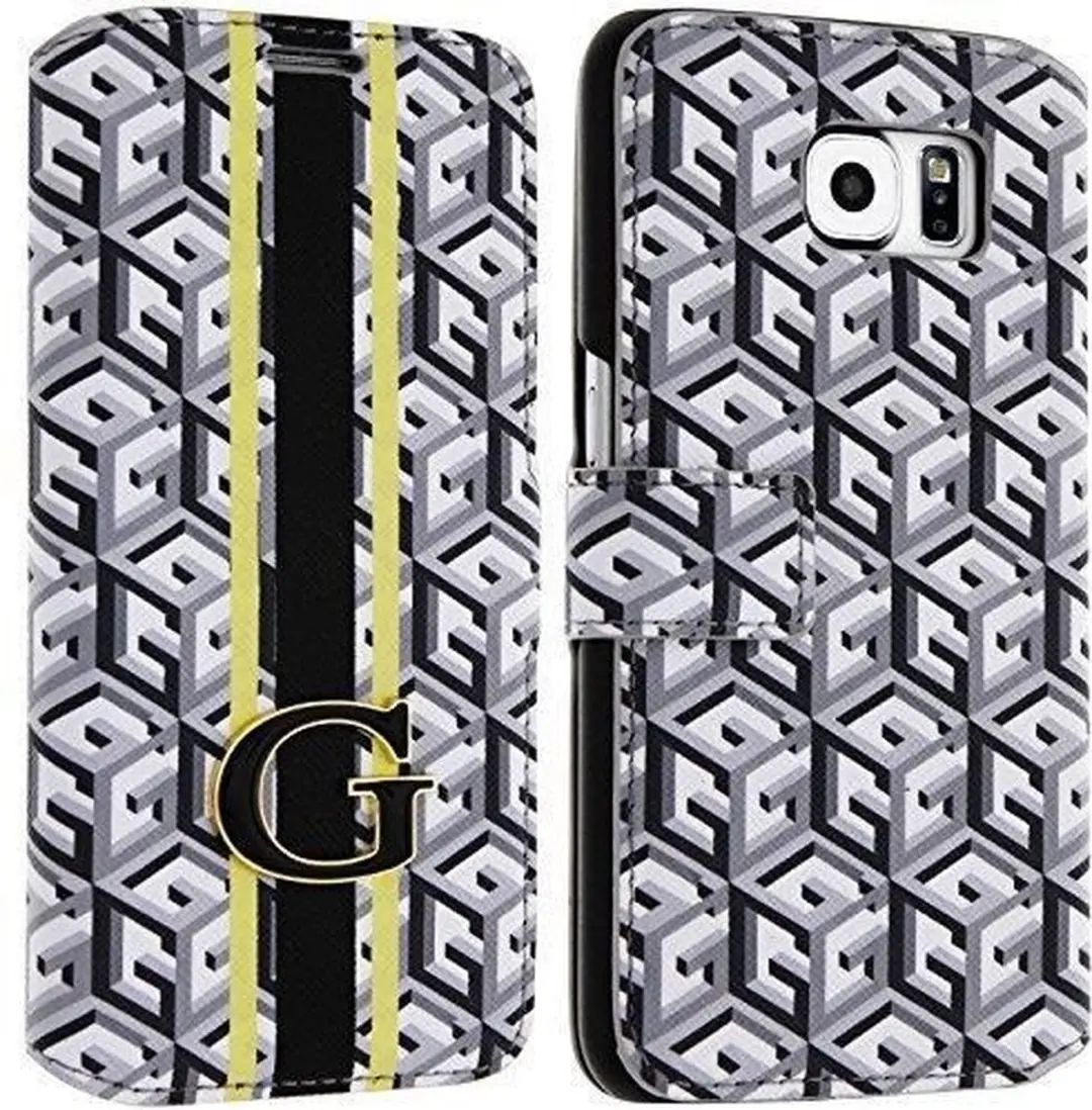 GUESS GUFLBKS6GCUBK Foliohoes Samsung Galaxy S6