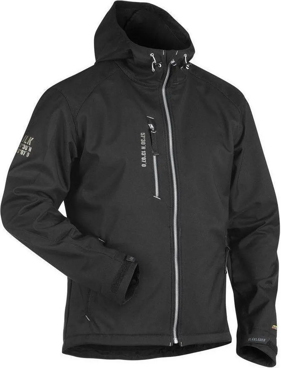 Blåkläder Softshell Jack 4949-2517 - Zwart/Zilver L