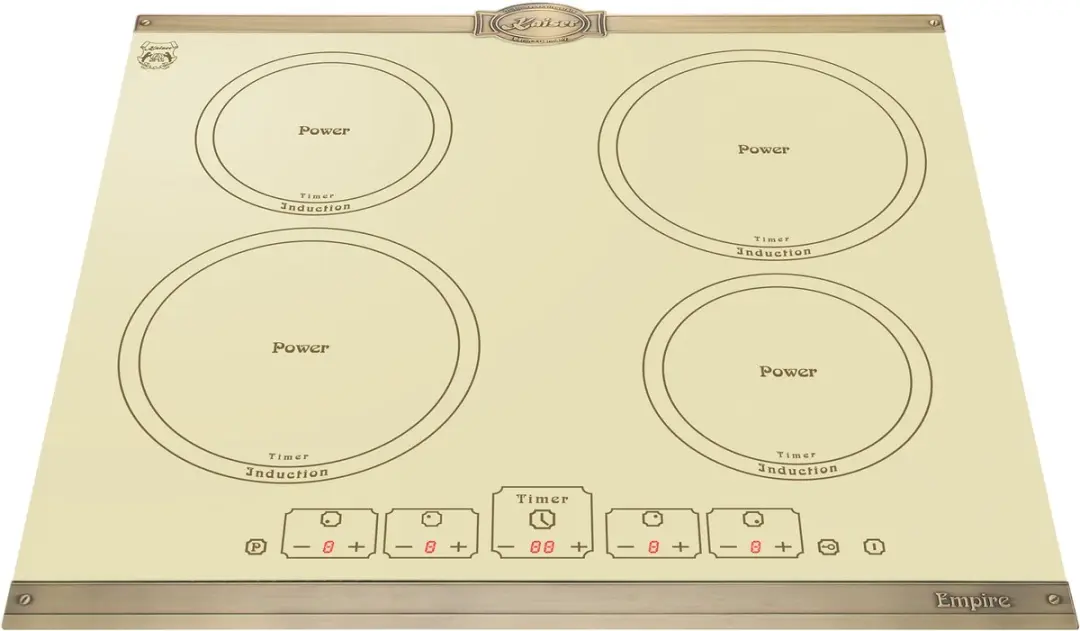 Kaiser KCT 6195 IElfEm Inductiekookplaat 60cm - 4x QickHeat - Ivoor