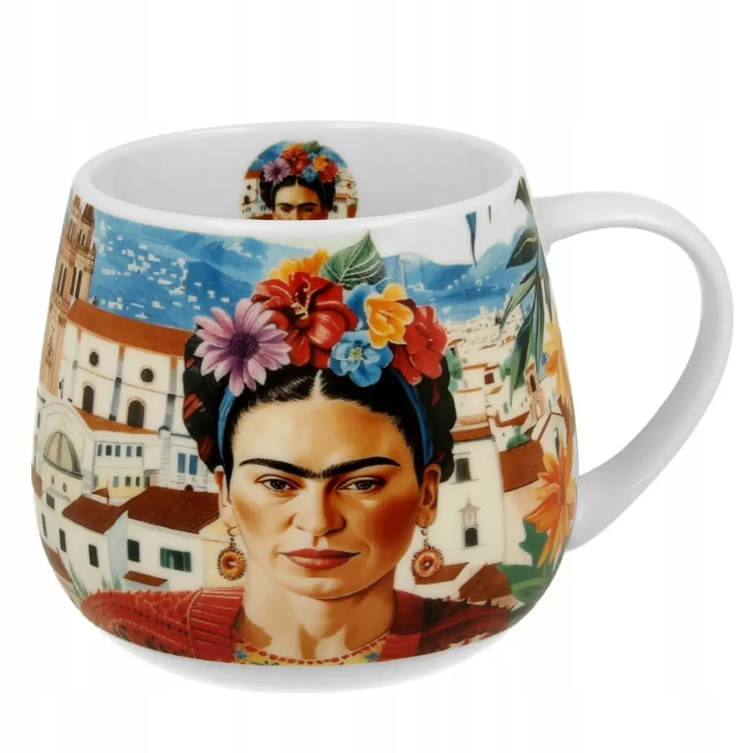 Duo Porseleinen Mok Mexicaanse Kunst - 430ml - Multicolor