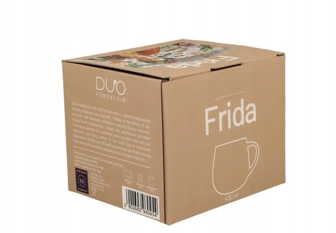 Duo Porseleinen Mok Mexicaanse Kunst - 430ml - Multicolor
