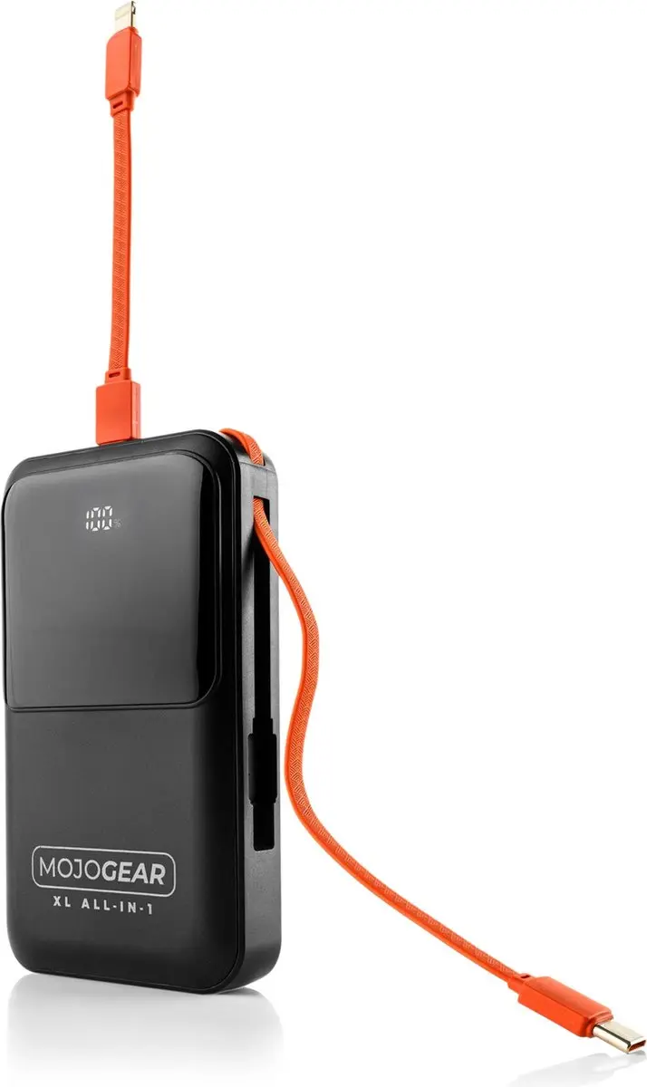 MOJOGEAR XL All-in-1 Powerbank 20.000mAh - Zwart - afbeelding 6 van 6