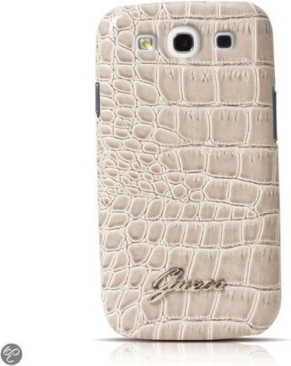 Guess Crocodile i930030525603 Hardcase - Samsung Galaxy S3 - Beige
