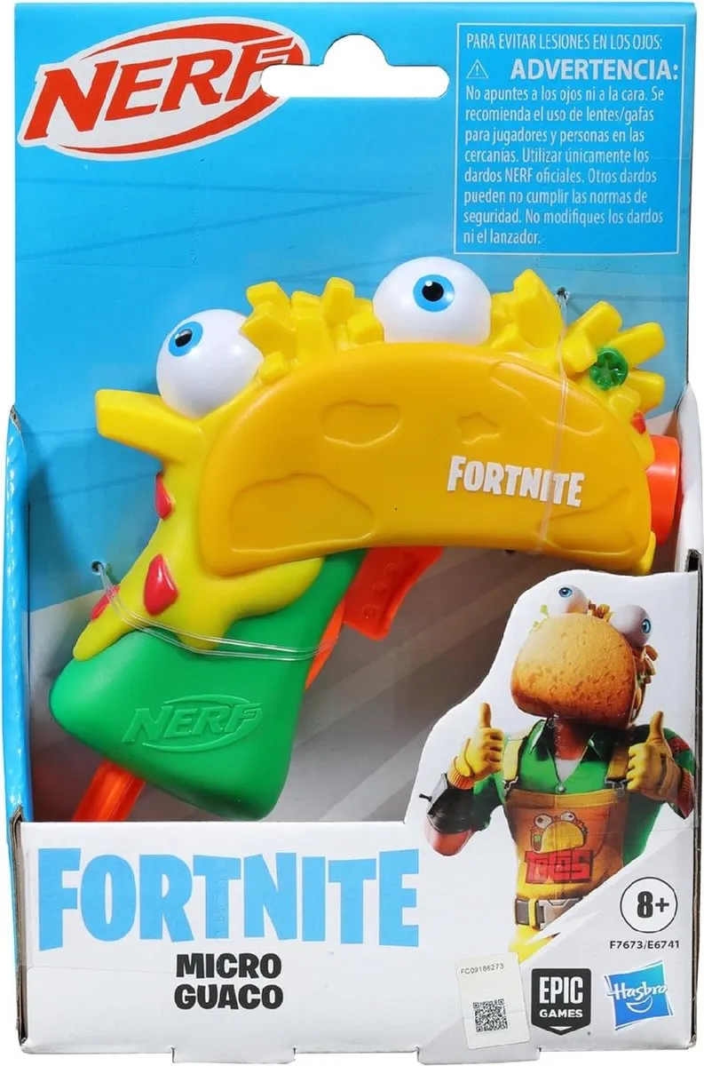 Nerf Fortnite Micro Guaco MicroShots - Geel/Groen/Oranje/Rood/Wit