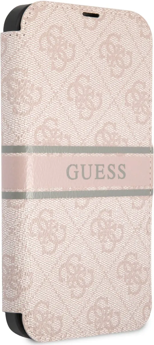 GUESS iPhone 13 Pro Hoesje 7663 - Roze - 3 Pasjes