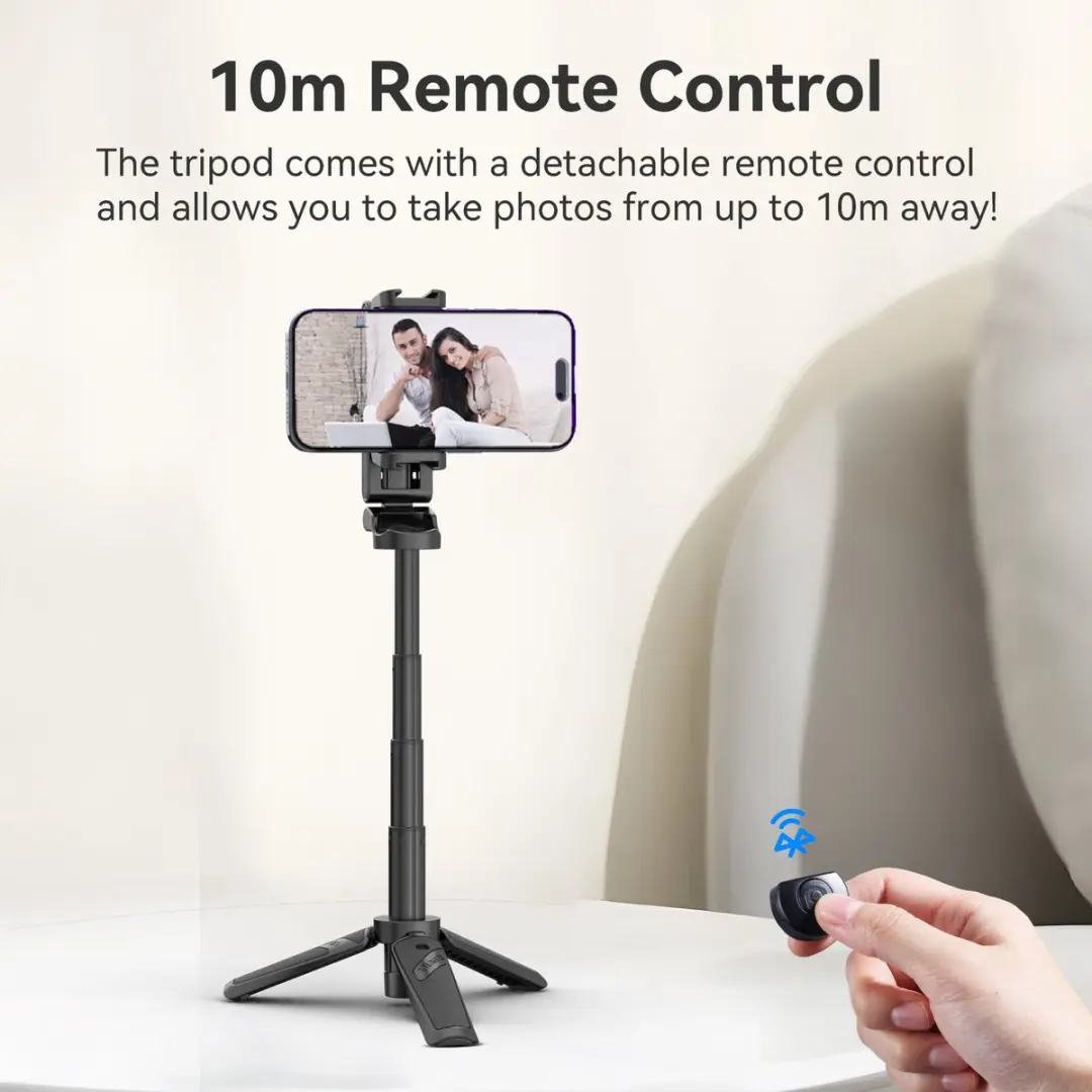 Ulanzi JJ02 Pocket Selfiestick Statief - 40cm - Zwart