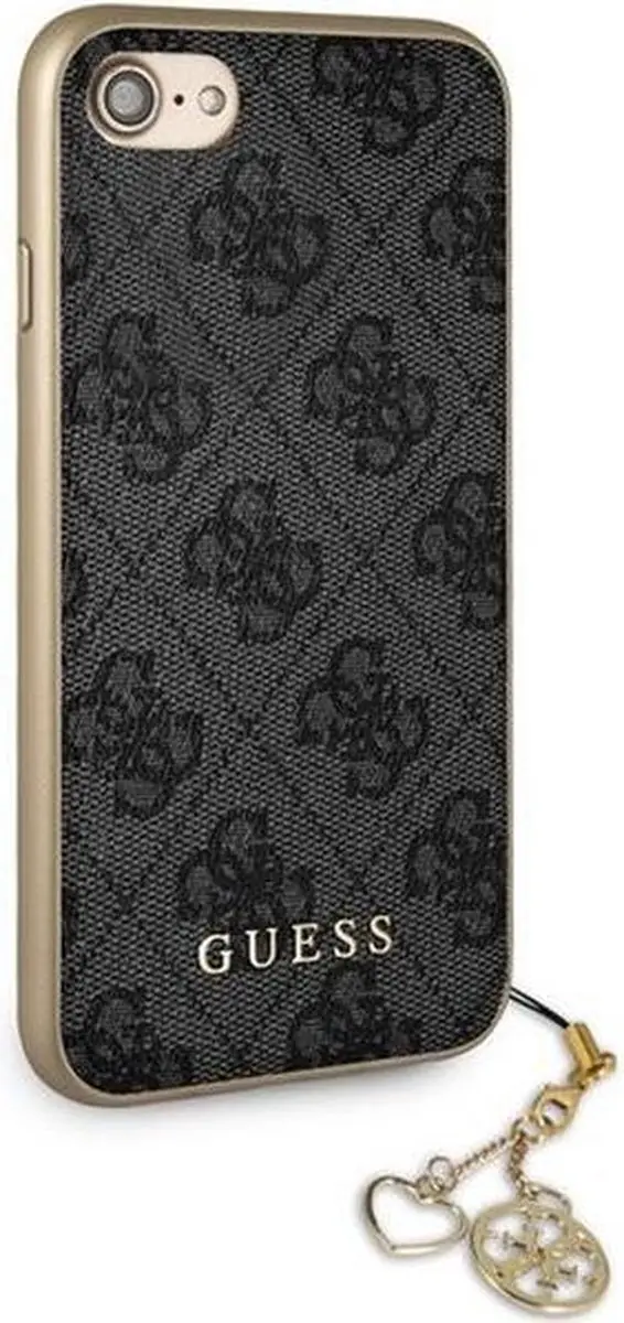 Guess 4G Charms Hard Case - iPhone 7 Grijs