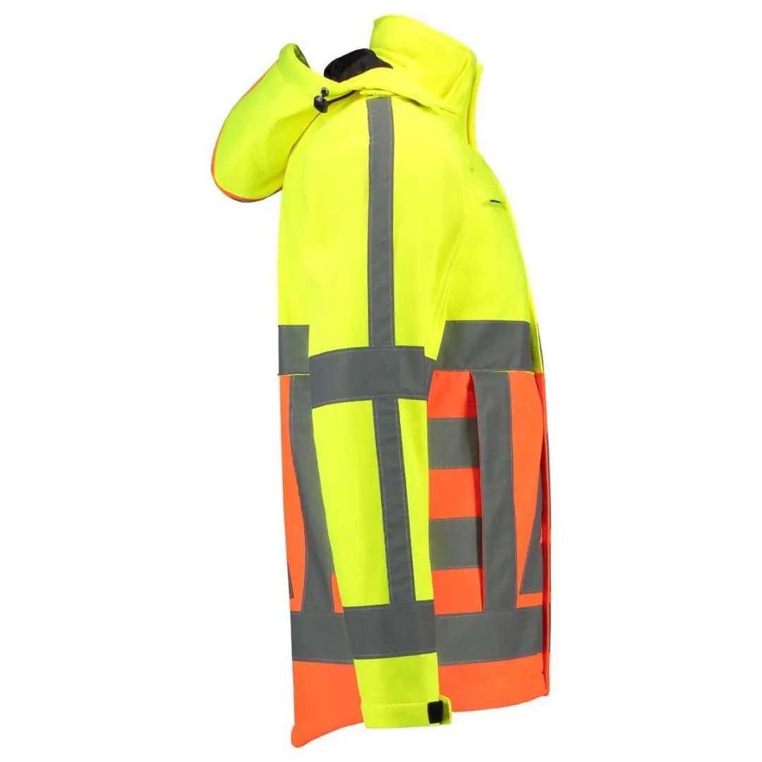 Tricorp Soft Shell Jack Verkeersregelaar 403002 - Fluor Oranje/Fluor Geel - 7XL