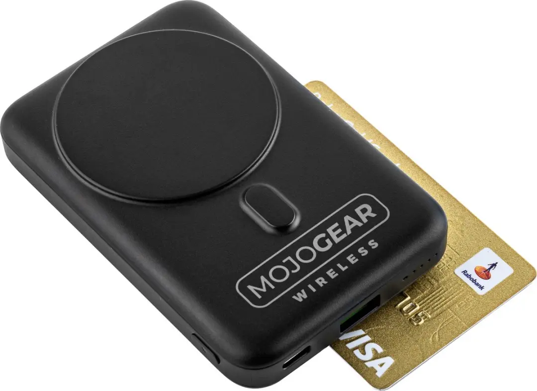 MOJOGEAR MG-PB-WC10 MagSafe Powerbank 10.000mAh - 2x Smartphone - 22W - Zwart