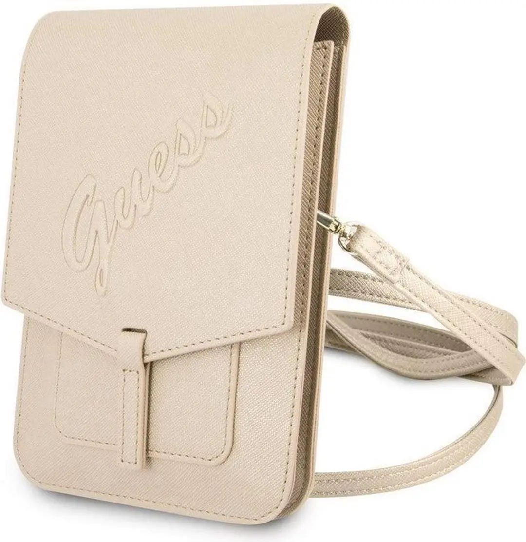 Guess Saffiano Heuptas Goud
