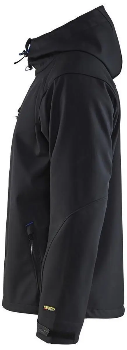 Blåkläder 4949-2517 Softshell Jack - Zwart/Kobaltblauw S