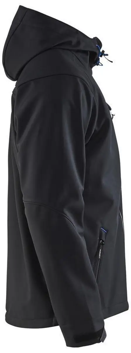 Blåkläder 4949-2517 Softshell Jack - Zwart/Kobaltblauw S