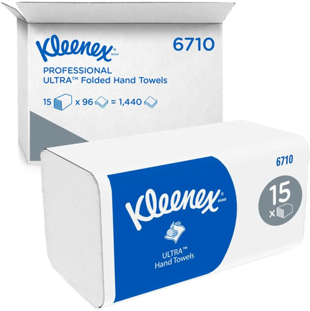 Kleenex Ultra 3-laags Handdoekjes 215x318mm