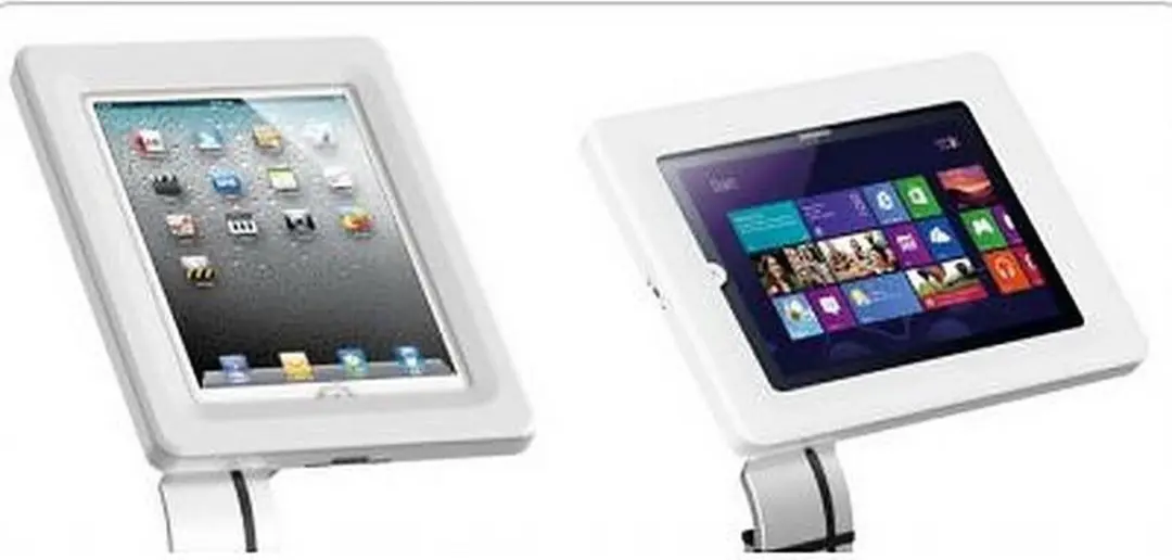 Desq Tablet Vloerstandaard 10.2" - Aluminium grijs