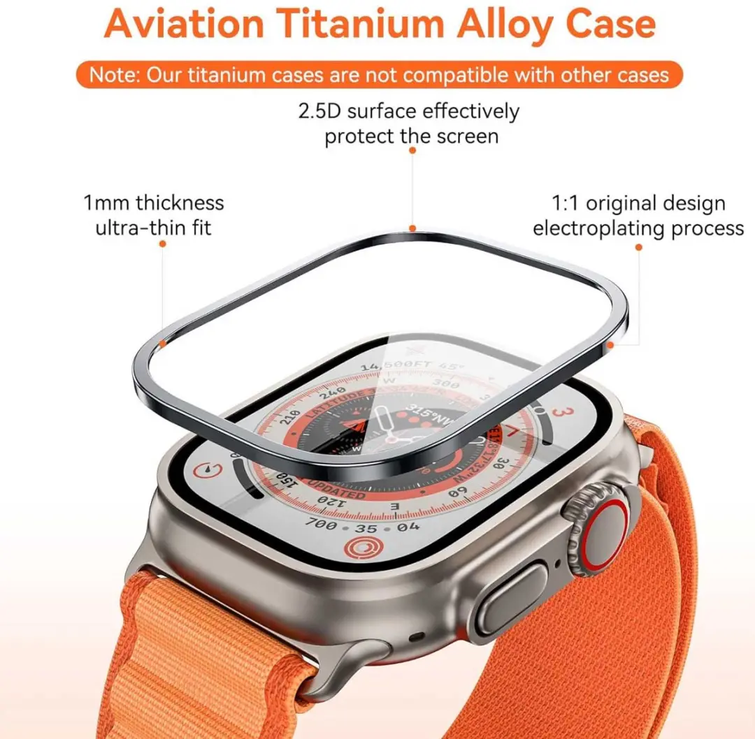 WiWu Easy Screenprotector Apple Watch 41mm - Zwart