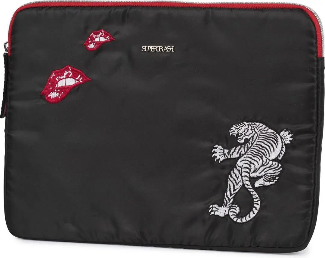 Tablet sleeve Supertrash zwart 25x33x2cm