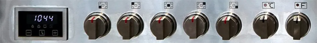 Kaiser HGE 93201 R Gasvrijstaand Fornuis 90cm - 5 Zones - 2 Ovens - Zelfreinigend