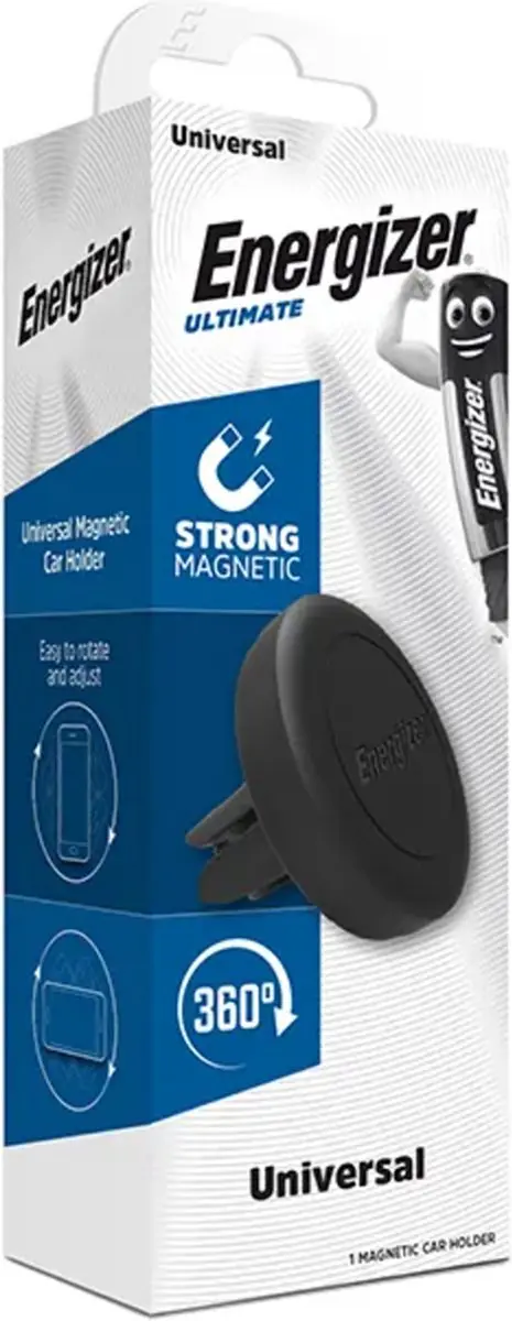 Energizer Magnetische Telefoonhouder Auto CKM - Zwart