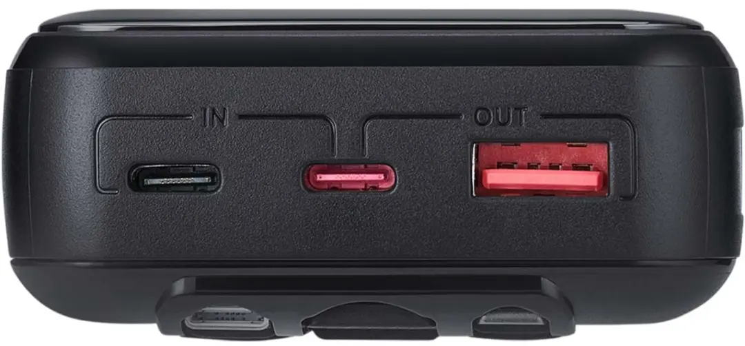 RivaCase VA2221 Powerbank 20.000mAh - 22,5W - Zwart - afbeelding 6 van 6