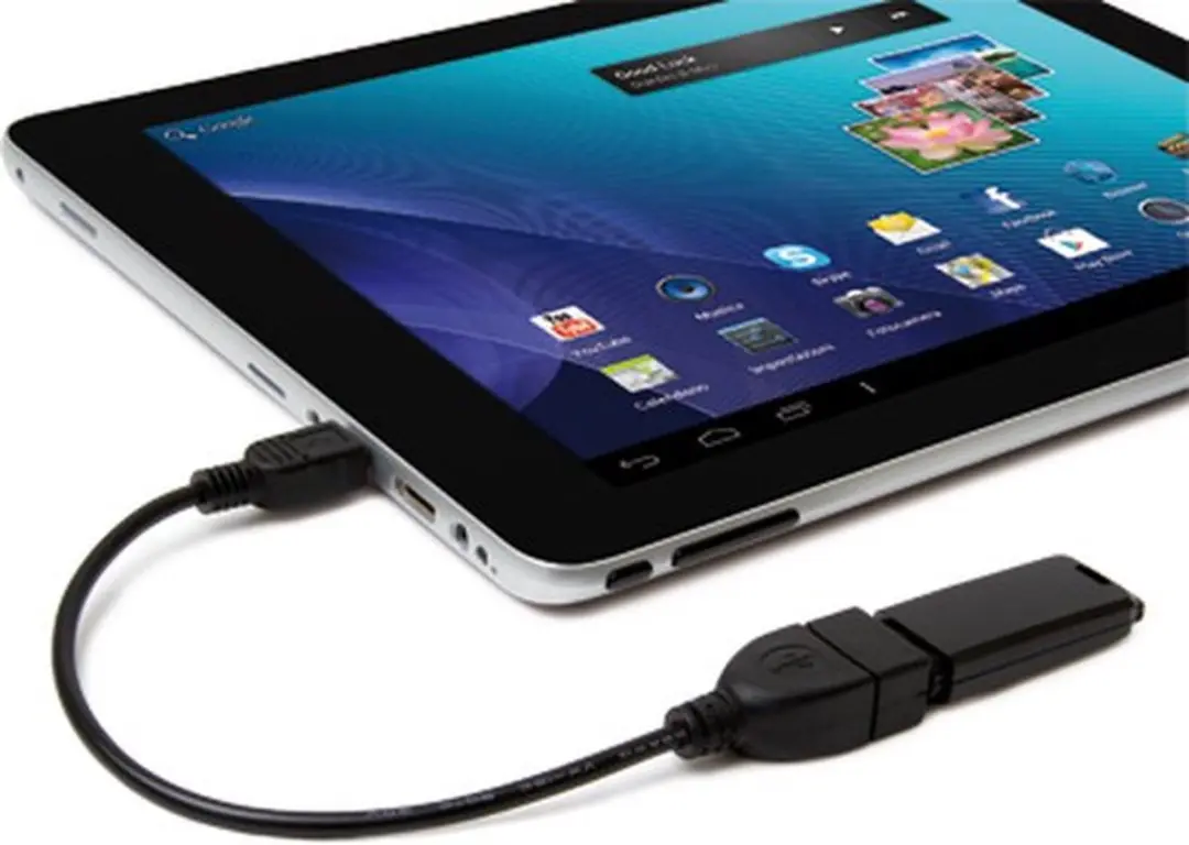 Hamlet 0.15m USB 2.0 Mini-USB A F/M Kabel - Zwart