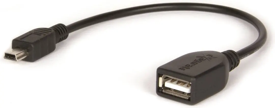 Hamlet 0.15m USB 2.0 Mini-USB A F/M Kabel