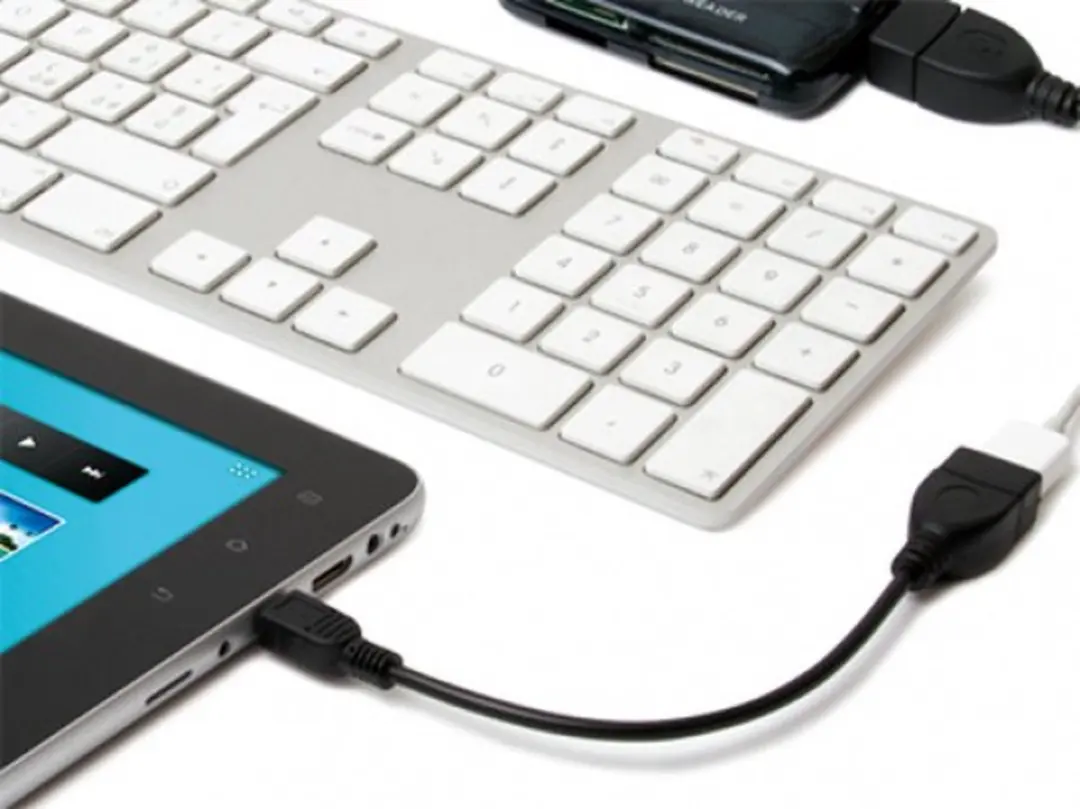 Hamlet 0.15m USB 2.0 Mini-USB A F/M Kabel - Zwart