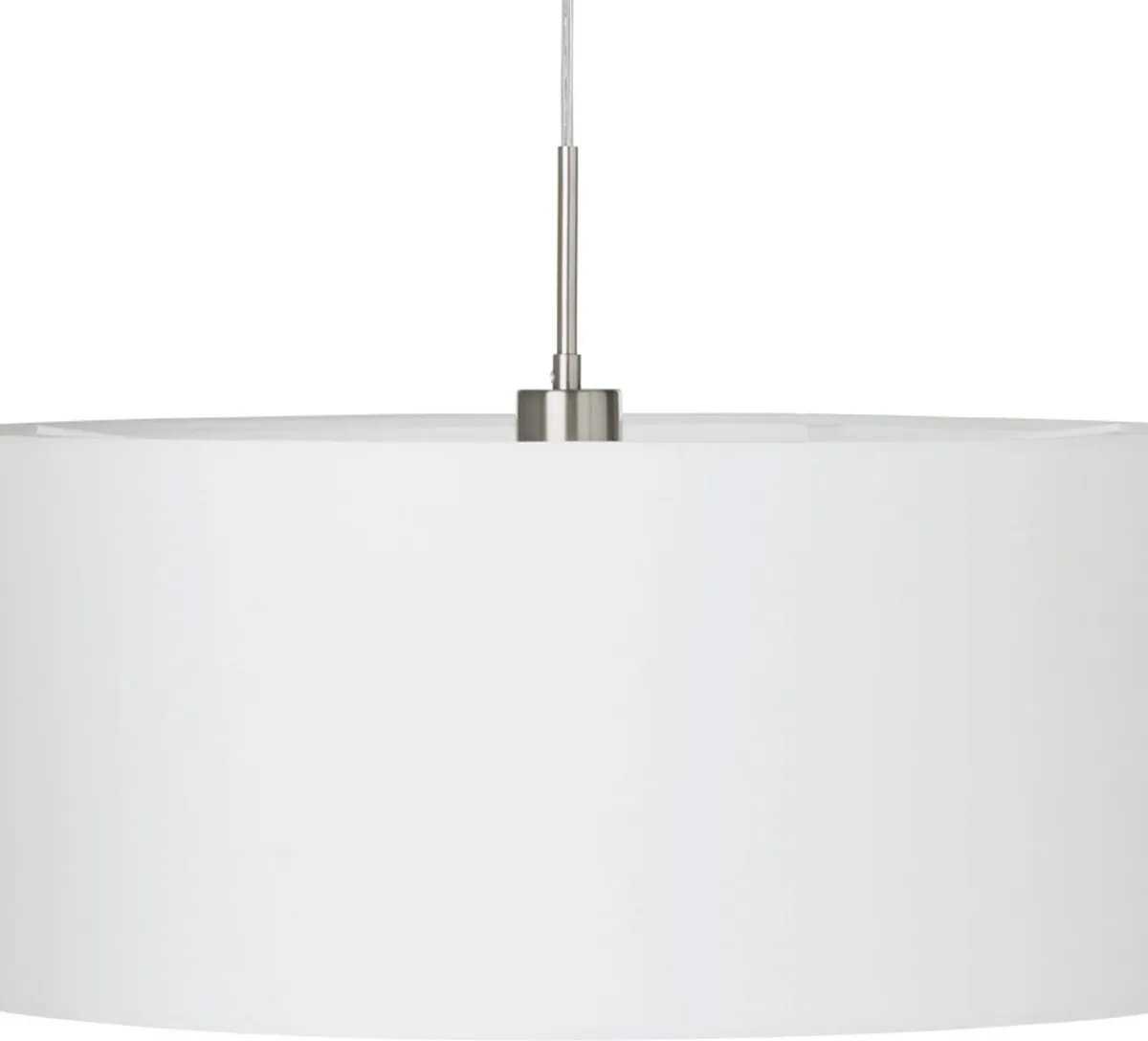 Eglo Pasteri Hanglamp - 1 Lichtpunt - Ø53cm - Nikkel Mat - Wit