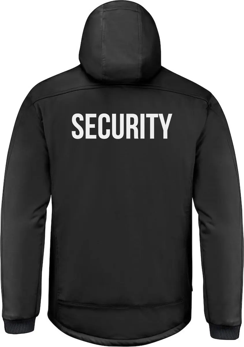 Jobman Security Winter Softshelljas XL - Zwart