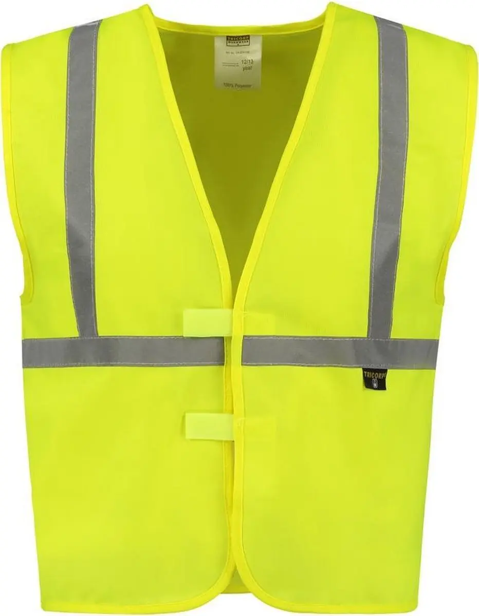 Tricorp Veiligheidsvest Kids 128 - Fluo Geel