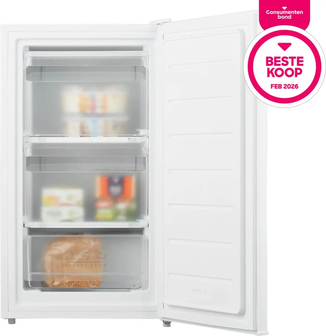 Tomado TFT4702W Tafelmodel Vriezer 60L - 3 Vriesladen - Wit