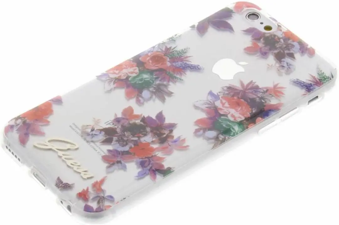 GUESS Blossom TPU Hoesje iPhone 6/6s - Transparant - 6G37450403