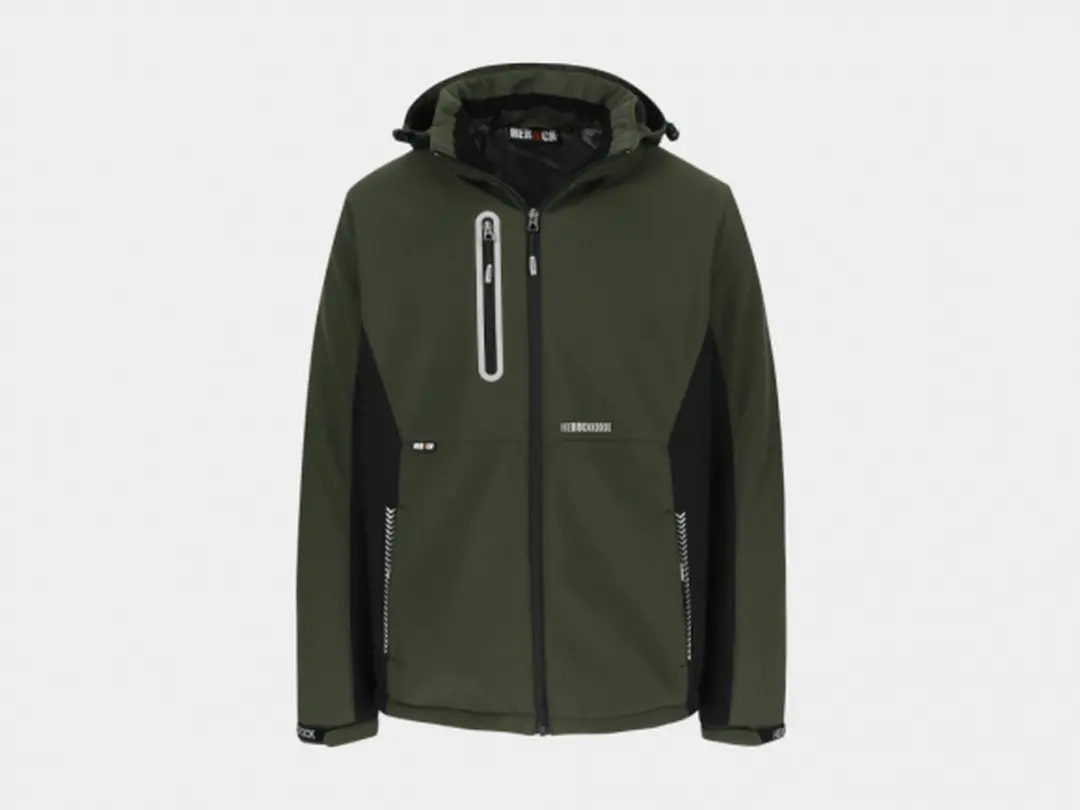 Herock Taris Softshell Werkjas Experts 2101 - L - Khaki/Zwart