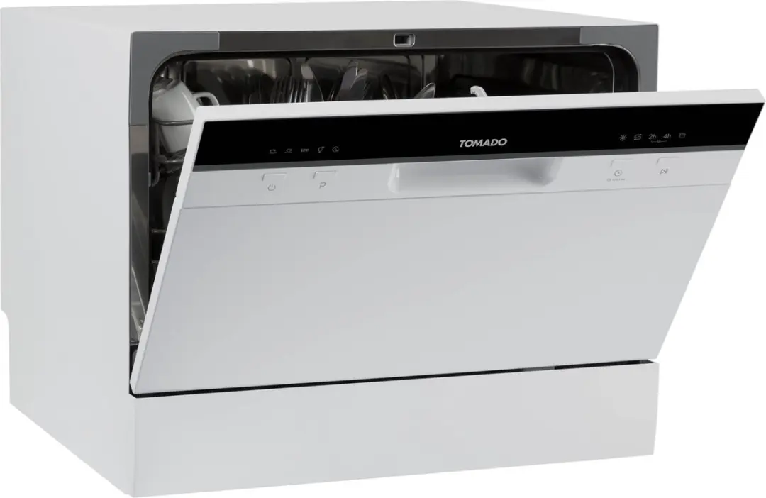 Tomado TDW5501W Mini Vaatwasser - 6 Couverts - Wit