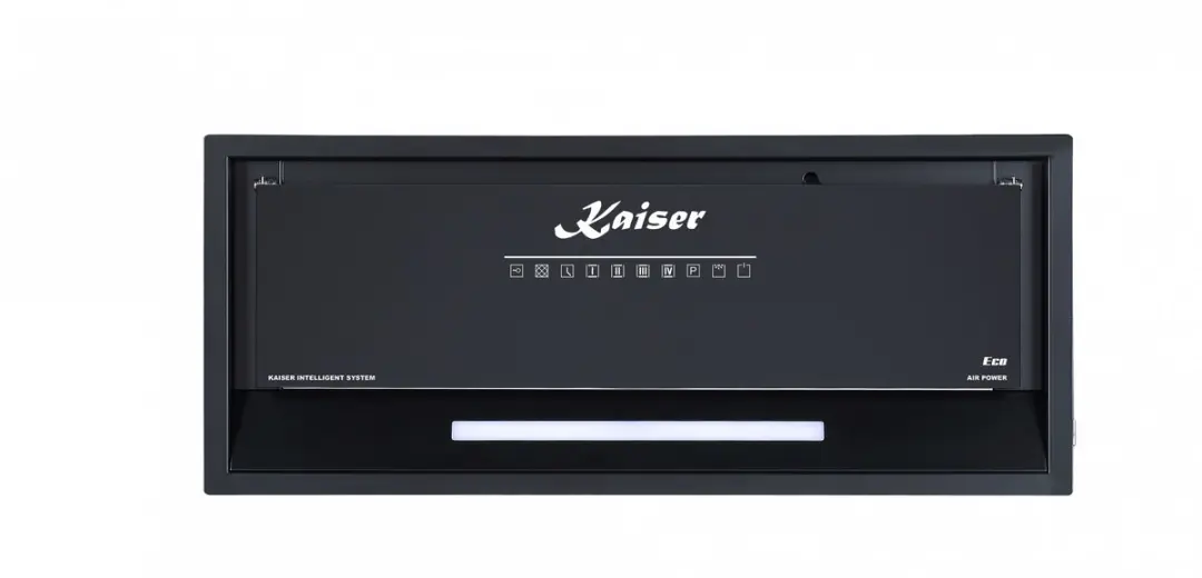 Kaiser EA 548 W Eco Afzuigkap 52cm - 750m³/u - Zwart Glas