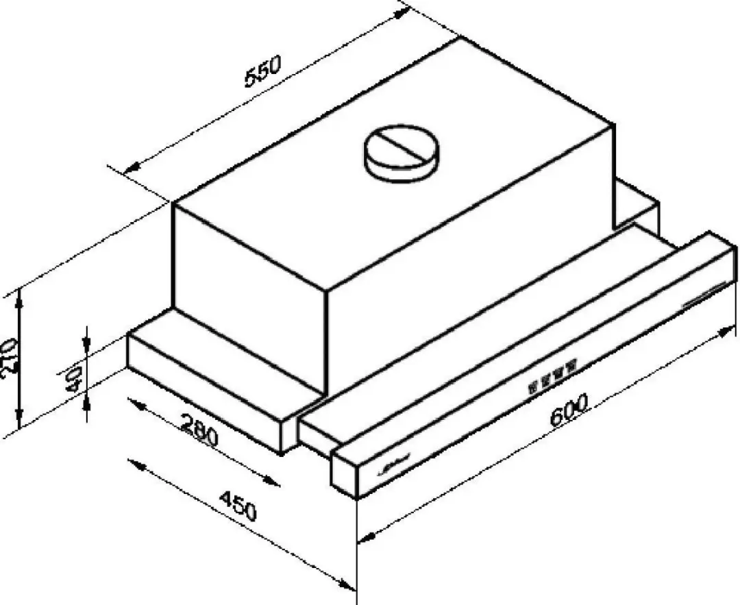 Kaiser EA 644 ECO Afzuigkap 60cm - 910m³/h Roestvrij staal