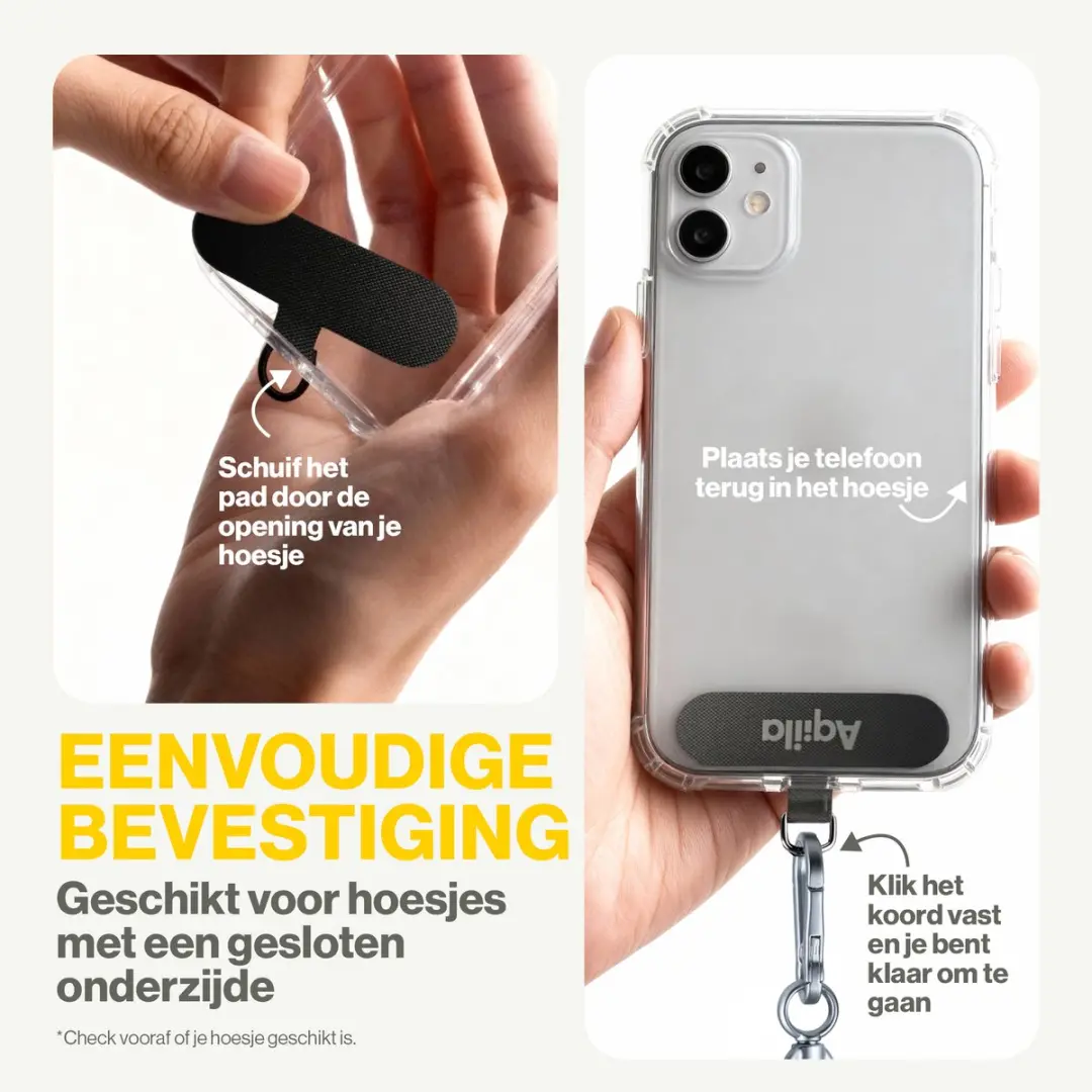 Aqiila 2-in-1 Lanyard USB-C naar USB-C 60W - Groen