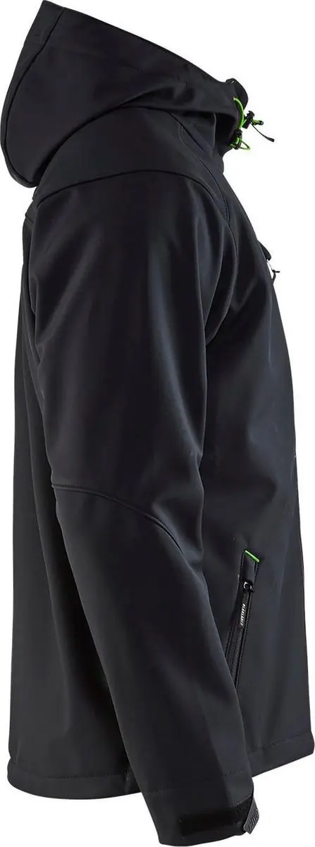 Blåkläder 4949 Softshell Jack - Zwart/Groen L