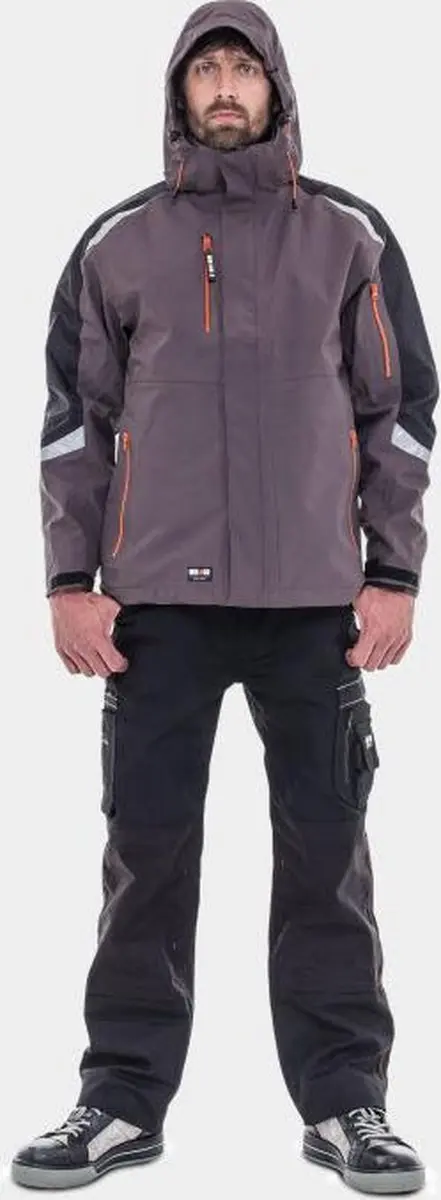 Herock Cumal Regenjack Experts - Grijs/Zwart XXXL