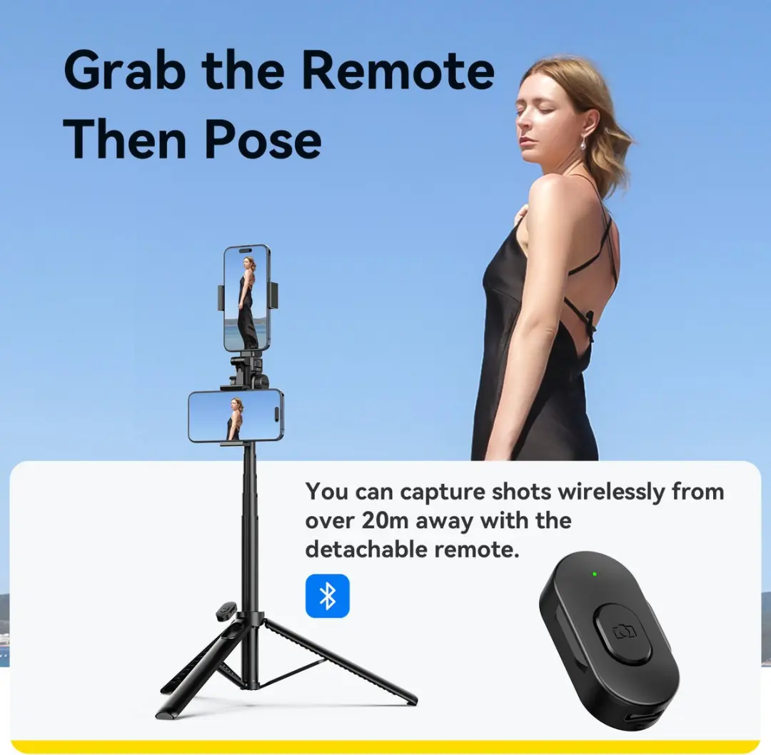 Ulanzi MT-70 Selfiestick Statief - Zwart