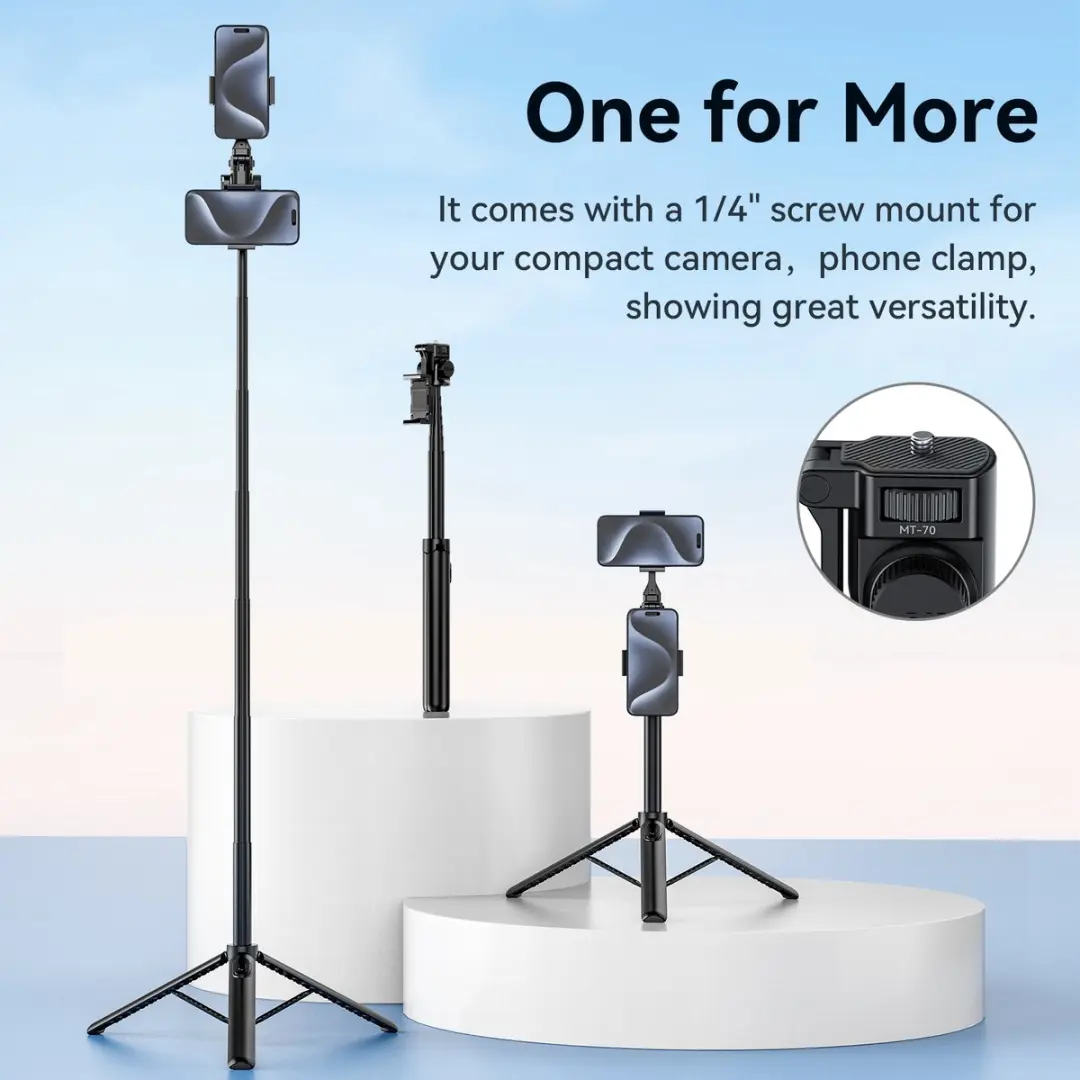 Ulanzi MT-70 Selfiestick Statief - Zwart