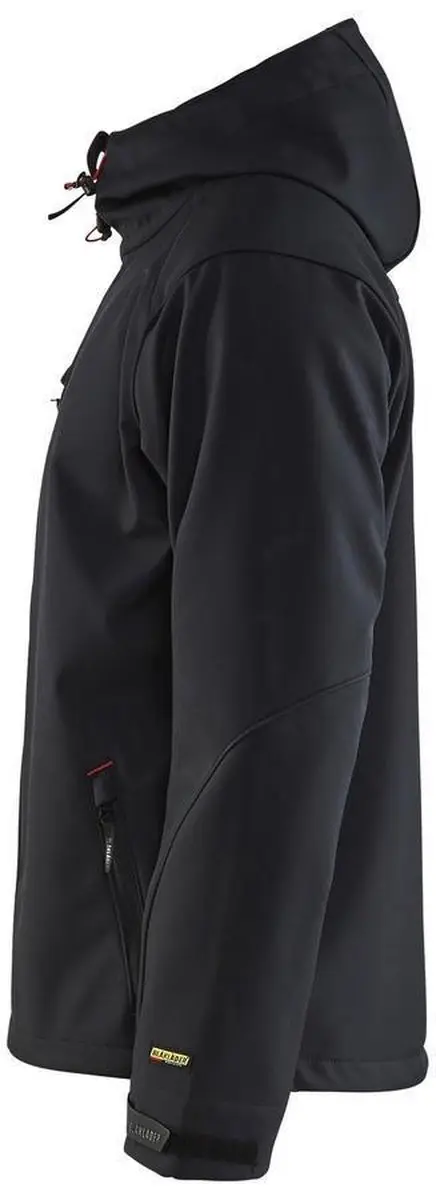 Blåkläder 4949-2517 Softshell Jack - Zwart/Rood M