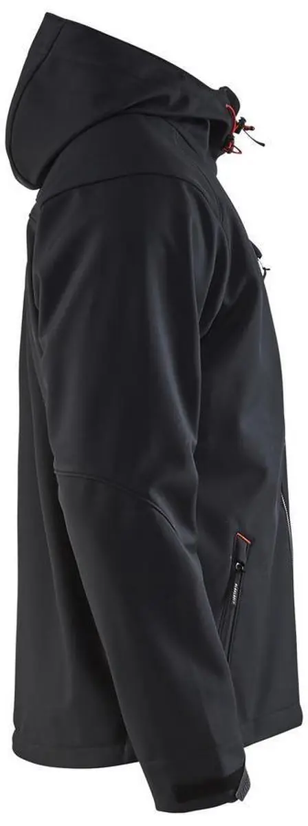 Blåkläder 4949-2517 Softshell Jack - Zwart/Rood M