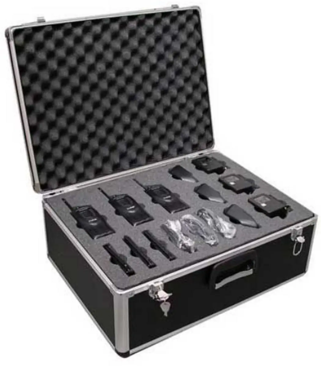 Cobra RX380 PMR446 Portofoons - 6 Stuks Zwart