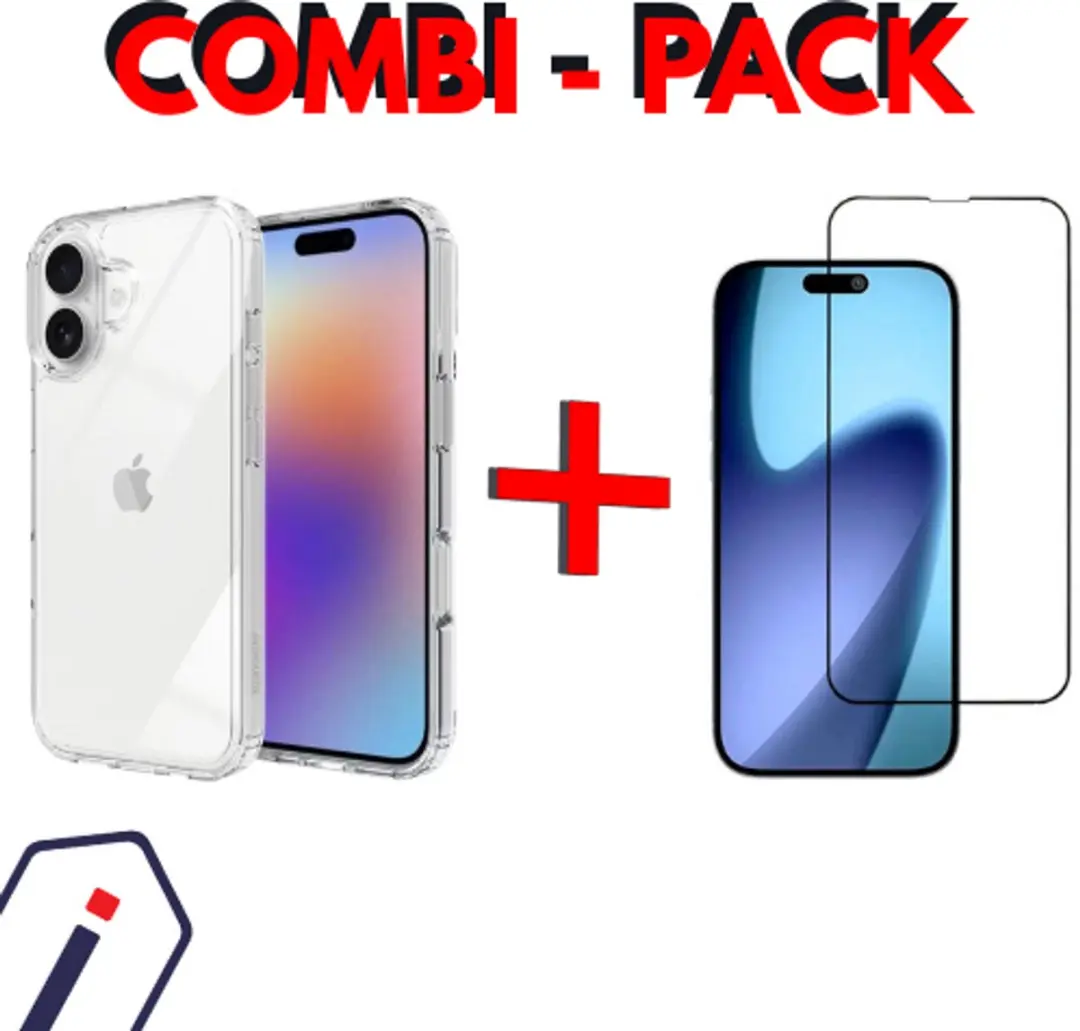 WiWu iPhone 17 Combi Pack - Hoesje + Screenprotector - Transparant