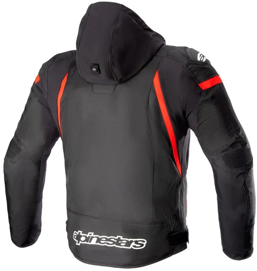 Alpinestars Zaca Waterproof Jas - L - Zwart/Rood/Wit